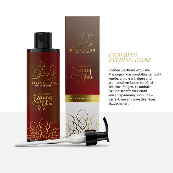 BodyGliss - Massageöl und Gleitmittel in einem Chai Bliss - 150 ml