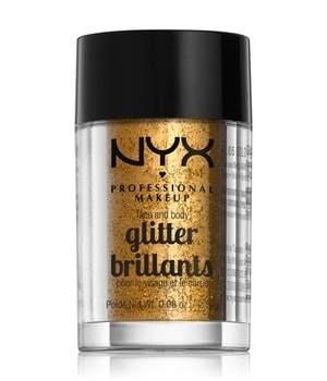 NYX Professional Makeup Gold Face & Body Glitter Lidschatten 2.5 g