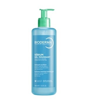Bioderma Sébium Gel moussant - Anti-Unreinheiten Reinigungsgel, sanft klärend & seifenfrei Reinigungsgel 400 ml
