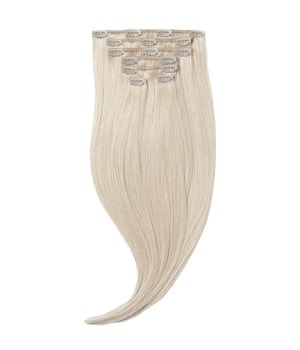 Rapunzel of Sweden Classic Clip-ins Straight / Medium Volume / 7 pieces 10.7 Light Grey 40 cm Haarverlängerung 100 g