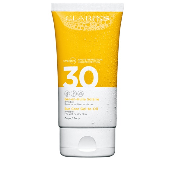Clarins Transparenter Öl-in-Gel Sonnenschutz Uva/uvb 30 150ml