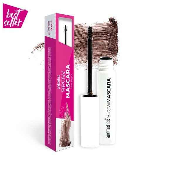 andmetics Retail Range Brow Mascara dark brown 6.5ml