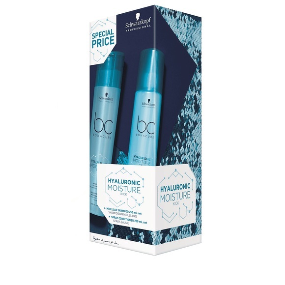 Schwarzkopf Prof. BC Bonacure Hyaluronic Moisture Kick Duo Pack Shampoo & Conditioner 250+200ml