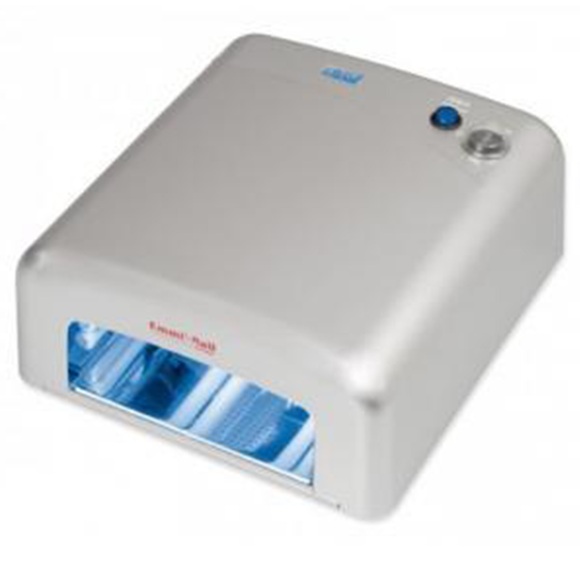 haar-shop.ch UV Lampe Emmi-Profi Silver inkl. 9S Röhren