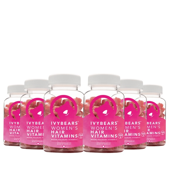 IVYBEARS 6 Monatspackung Haarvitamine Für Frauen
