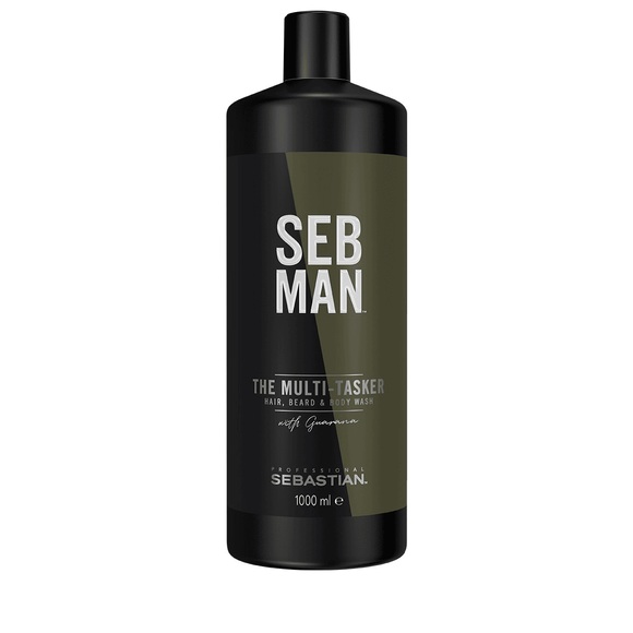 Sebastian SebMan The Multitasker - 3in1 - Hair, Beard & Body Wash 1000ml