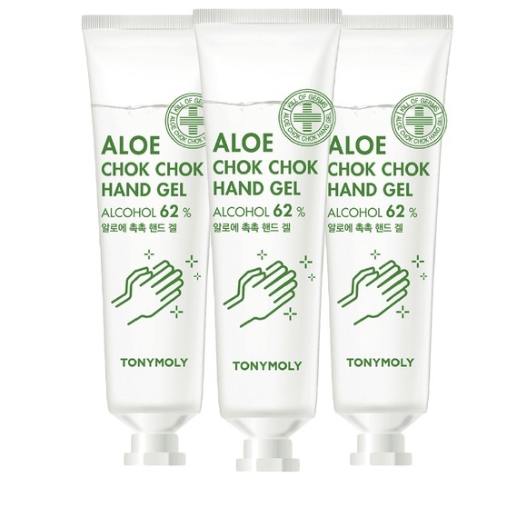 TONYMOLY 3er Set Aloe Vera Hand Gel zur Desinfektion 3 x 30ml