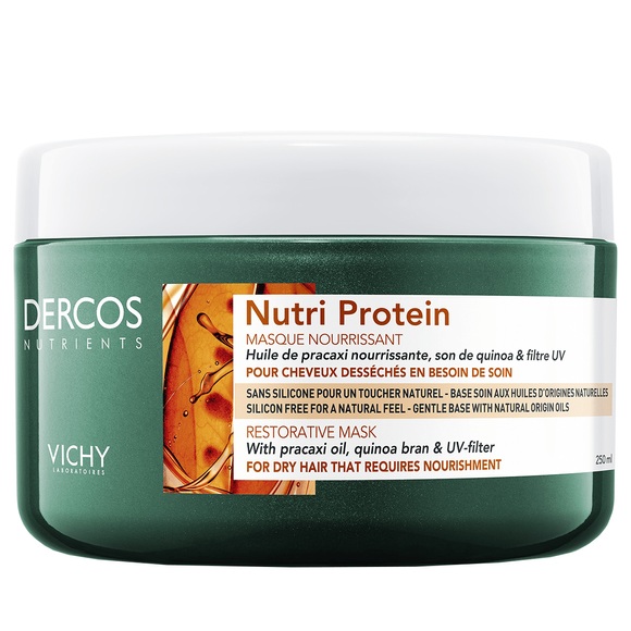 Dercos Nutrients Nutri Protein Shampoo für ausgetrocknetes Haar 250ml