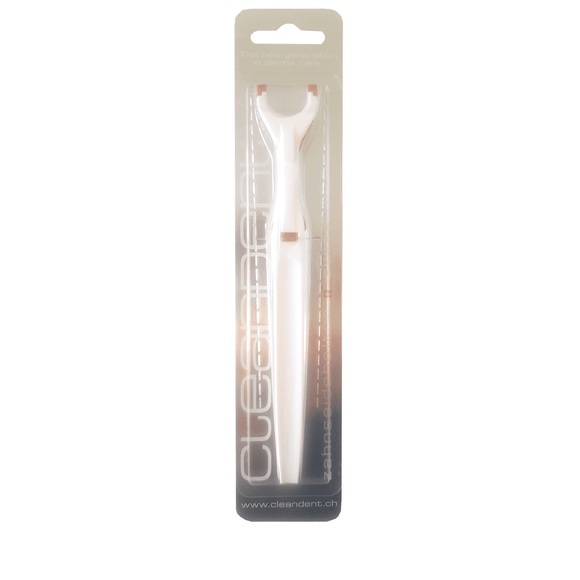 Cleandent Zahnseidenhalter White/Red