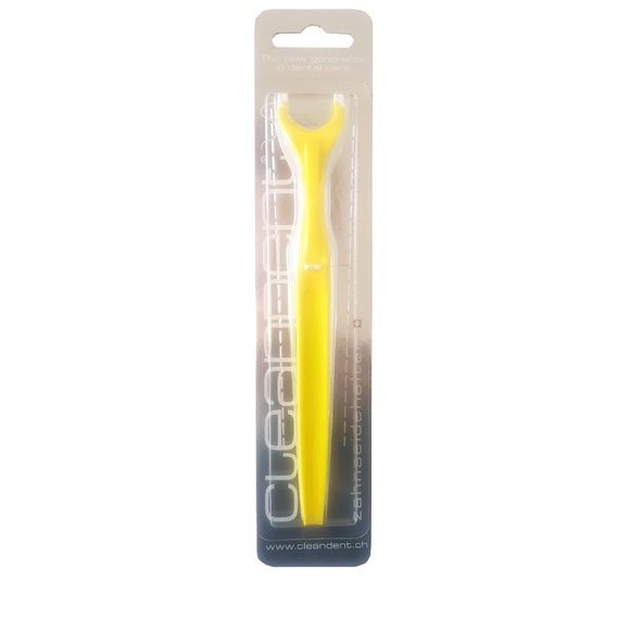 Cleandent Zahnseidenhalter Yellow