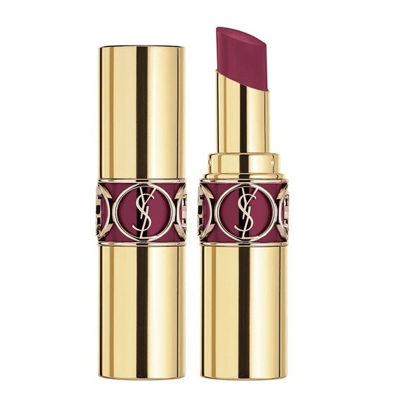 Yves Saint Laurent Nr. 90 - Plum Tunique Rouge Volupté Shine Lippenstift 4.5 g