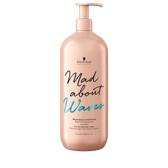 Schwarzkopf Prof. Mad About Waves Windswept Conditioner 1000ml