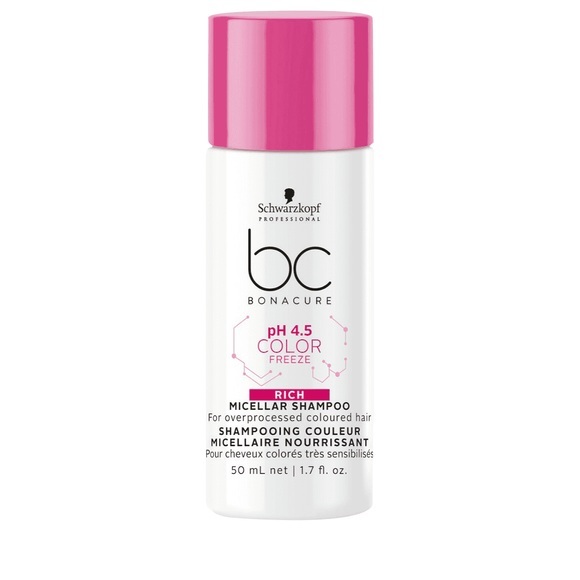 Schwarzkopf Prof. BC Bonacure pH 4.5 Color Freeze Rich Micellar Shampoo 50ml