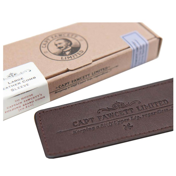 Captain Fawcett Leather Case for Beard Comb (Lederetui)