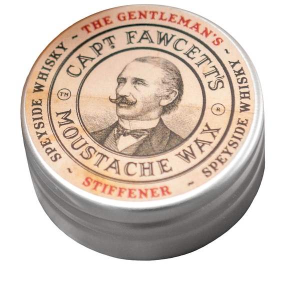 Captain Fawcett Gentleman's Stiffener Malt Whisky Moustache Wax 15ml