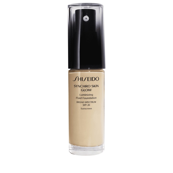 Shiseido Face Synchro Skin Luminizing Fluid Foundation Glow, Golden 3 30ml
