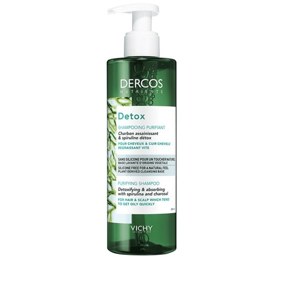 Dercos Nutrients Detox Shampoo für fettiges Haar 250ml