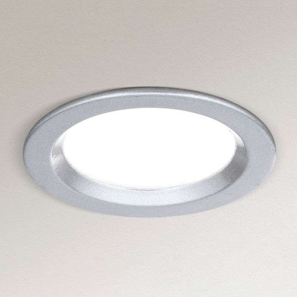 LED Deckenleuchte Damiano Rahmen Chrom Acry Weiß Lampenwelt Eckig Küchenlampe