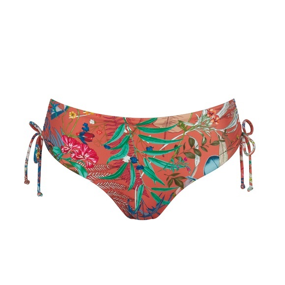 Bikini-Slip mit Blumenmuster