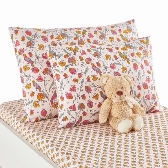 Baby-Kissenbezug Bertille aus reiner Baumwolle