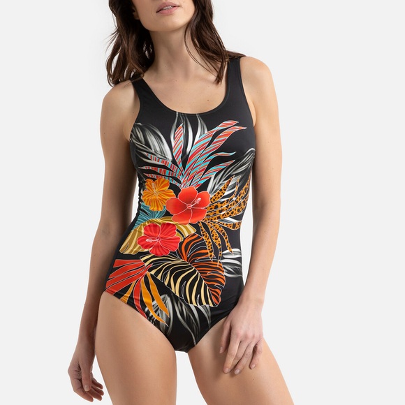 Badeanzug mit floralem Print