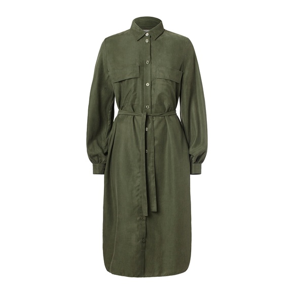 Hemdblusenkleid mit Gürtel