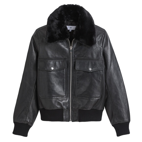 Pilotenjacke aus Leder