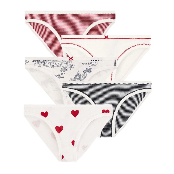 5er-Pack Slips, Baumwolle