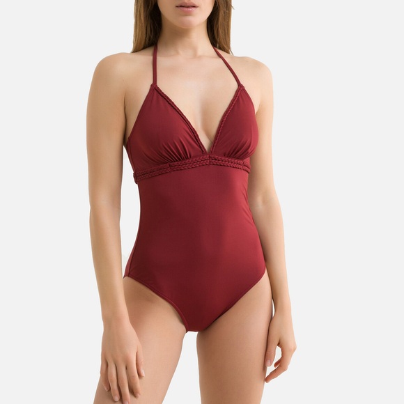 Badeanzug in Triangelform, Recycling-Polyester
