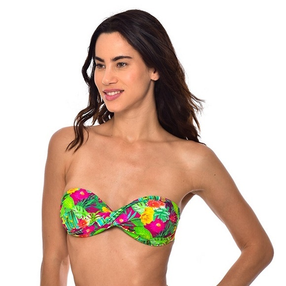 Bikini-Oberteil Boro Saguaro, Bandeau-Form