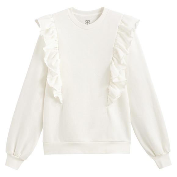 Sweatshirt mit Volants