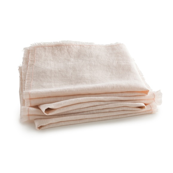 Servietten aus gewaschenem Leinen, ''Yastigi'' (4er-Pack)