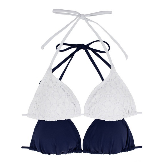 2er-Pack gehäkelte Bikini-Oberteile Cambria, Triangelform