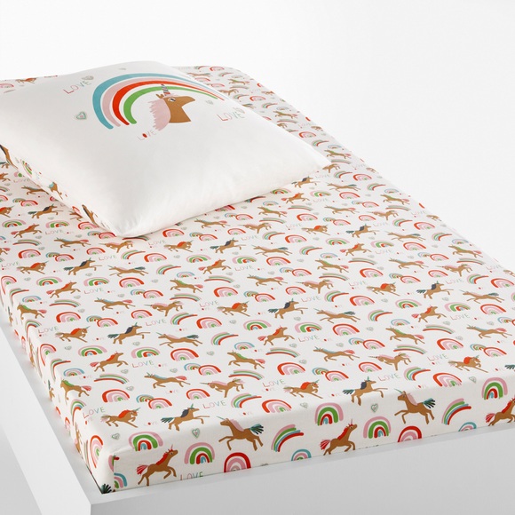 Fixleintuch aus Bio-Baumwolle Licorne