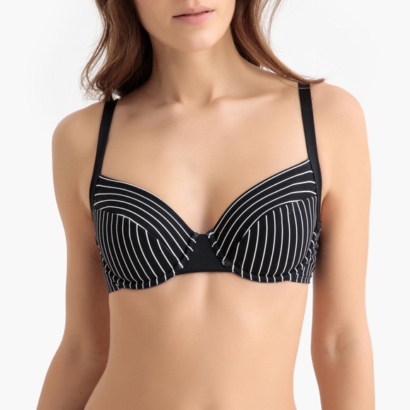 Bikini-Oberteil mit grafischem Print