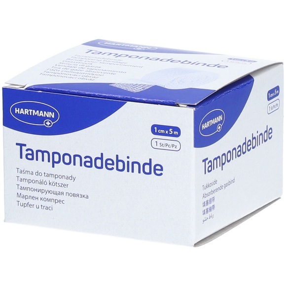 DermaPlast Tamponadebinde 1cmx5m steril (1 Stück)