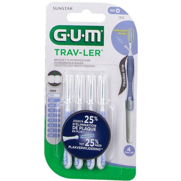 SUNSTAR PHARMADENT Sunstar GUM Trav-ler® Interdentalbürste 0,6 mm
