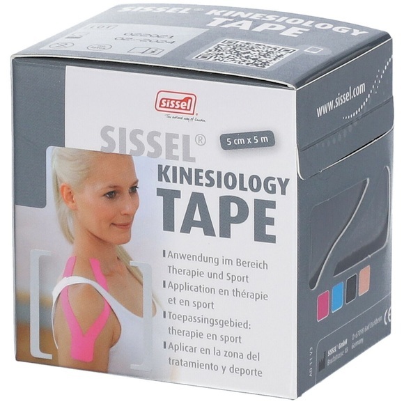 SISSEL Kinesiology Sport Tape 5cmx5m schwarz (1 Stück)