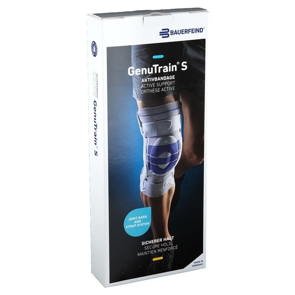 GenuTrain S Aktivbandage Grösse 3 rechts titan (1 Stück)