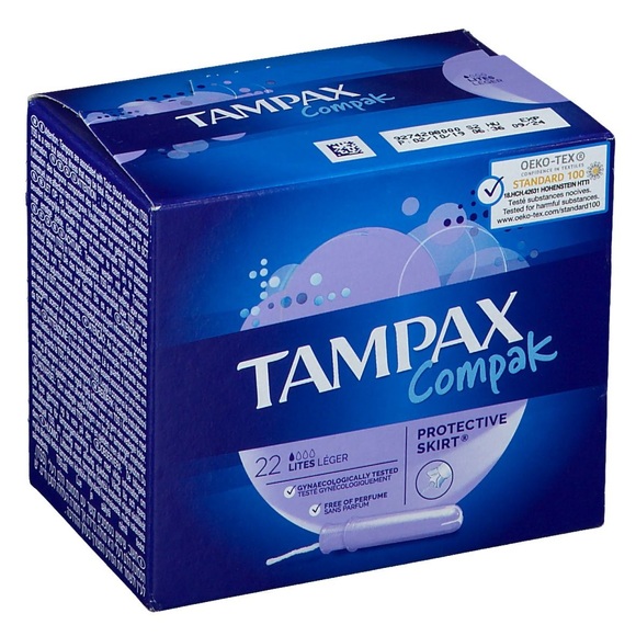 Tampax Tampons Compak Light 22