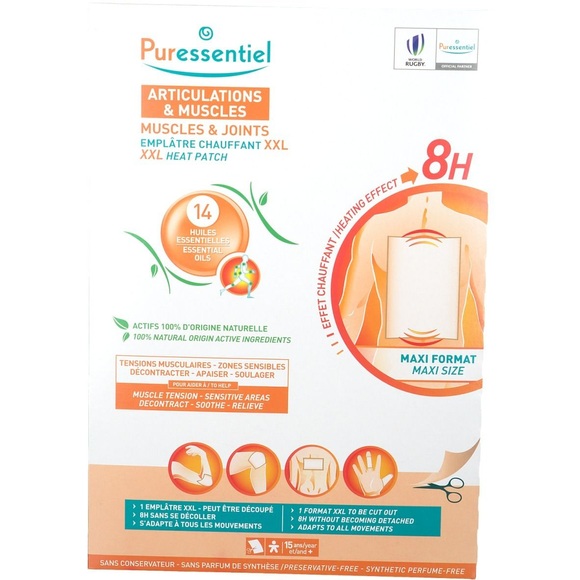 Puressentiel Wärmepflaster XXL Gelenke & Muskeln