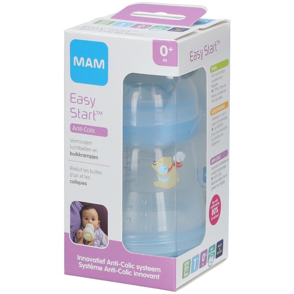 MAM Anti-Colic Flasche 260 ml mit Sauger