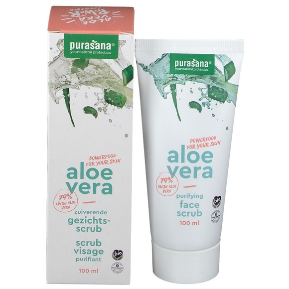 Purasana Aloe Vera Reinigendes Gesichtspeeling