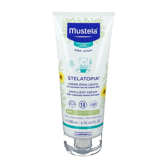 Mustela Stelatopia Emollient Cream - für Neurodermitis neigender Haut 200ml/6,76 oz