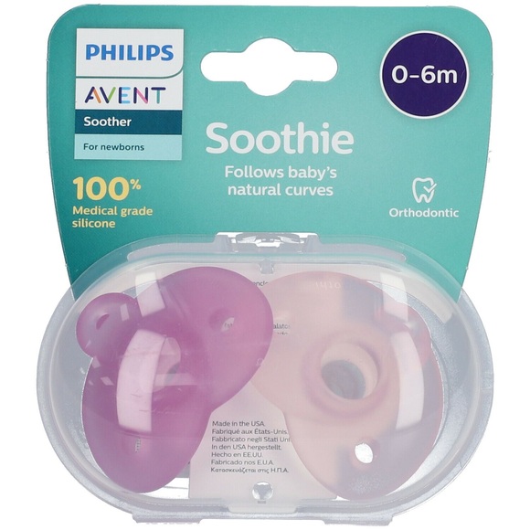 PHILIPS AVENT SCF099/20 Soothie - Schnuller (Rosa/Blau)