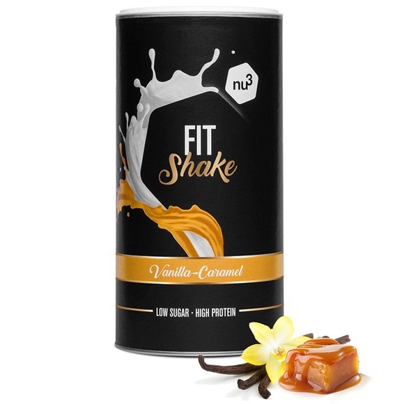 nu3 Fit Shake, Vanille-Karamell, Pulver
