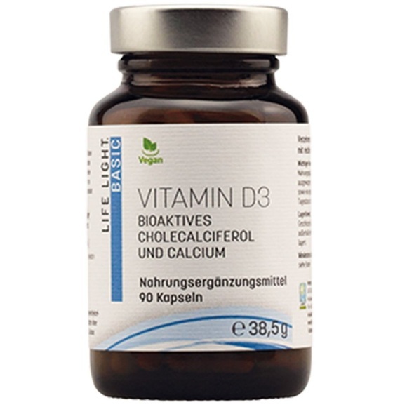 Life Light Vitamin D3 plus - 90 Kapseln