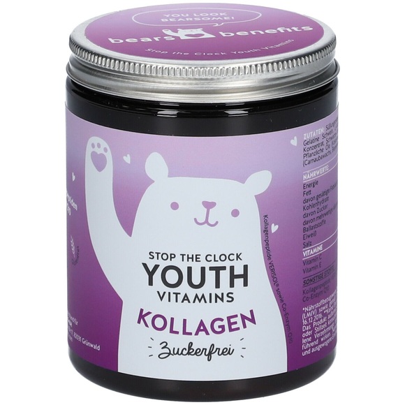 STOP THE CLOCK YOUTH Vitamine Kollagen zuckerfrei