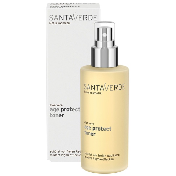 Santaverde Aloe Vera Blüte Age Protect Toner Gesichtswasser 30ml
