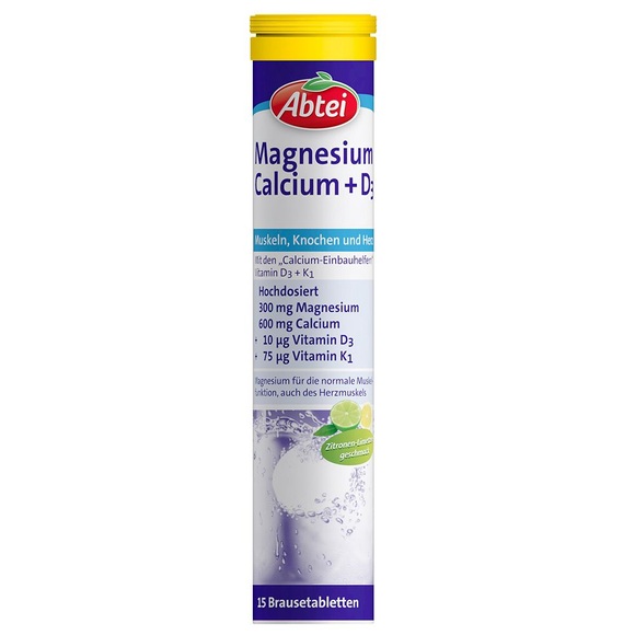 Abtei Magnesium Calcium + D3 Brause